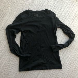 GAP BLACK LONG-SLEEVE TEE